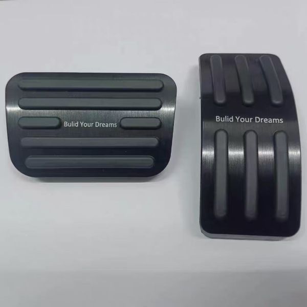 Aluminum Alloy Non-Slip Accelerator Brake Pedal Cover Upgrade for BYD Leopard 5 PRO PLUS Car Interior Modification Accessories