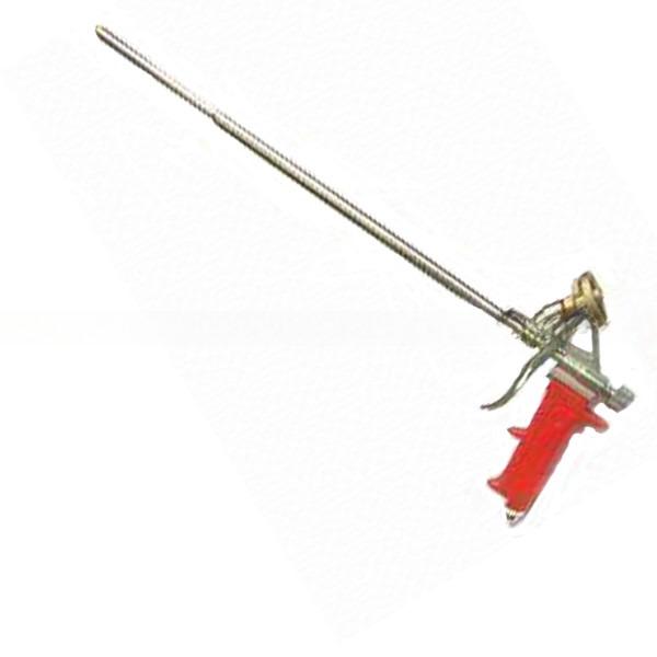 Lightweight Single Component Long Pipe Spray Foam Gun With Metal Handle