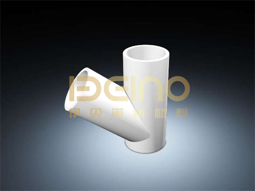 Abrasion Resistant Ceramic Sleeve Lined Pipe Elbows Lithium Battery Wear-Resistant Ceramic Tubes