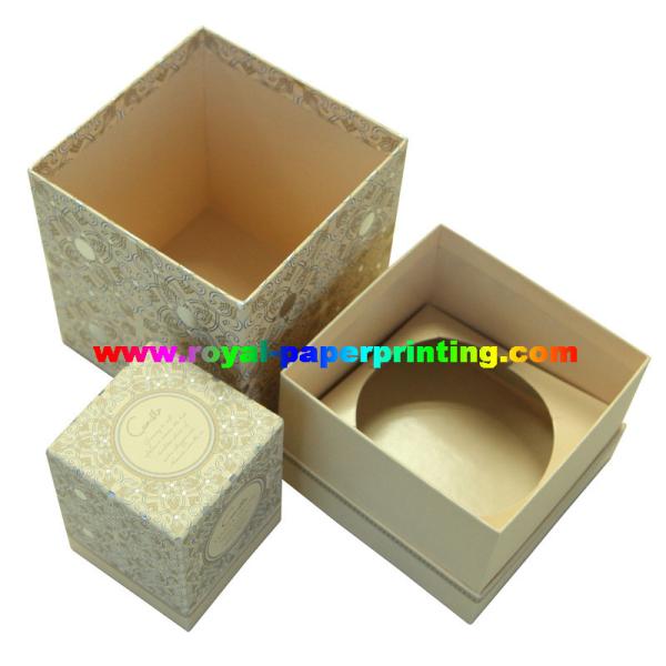 colorful lid and base cosmetic / jewelry paper gift box printing