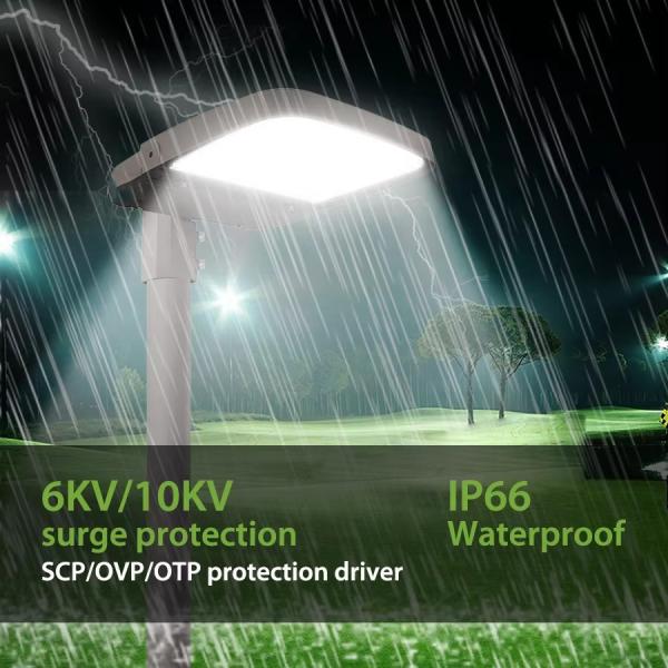 IP66 Shoebox Parking Lot Lights Power Adjustable LED Shoebox Light 180LM/W