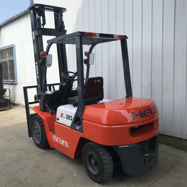 Used Heli K30 Diesel Forklift 3000kg Lifting Capacity 4.5m Height Two Sages Lifting Machine In Very Good Condition