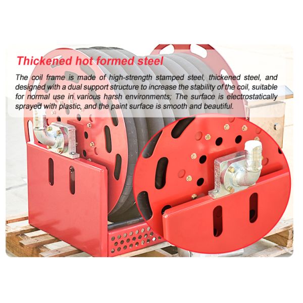 Carrete de combustible eléctrico con motor de 24v, fabricado en Hubei, móvil, mini, pequeño, para manguera