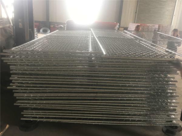 chain link temporary construction fence panels 6FT X 10F Mesh 2 3/8  x 2 3/8 ( 60mm x 60mm ) x 12 gauge wire