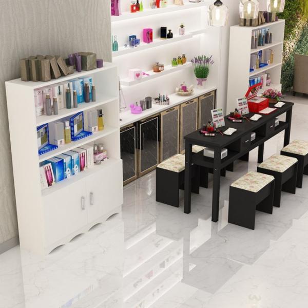 Hierarchical Cosmetic Display Stand , Generous Cosmetic Display Racks Easy Install