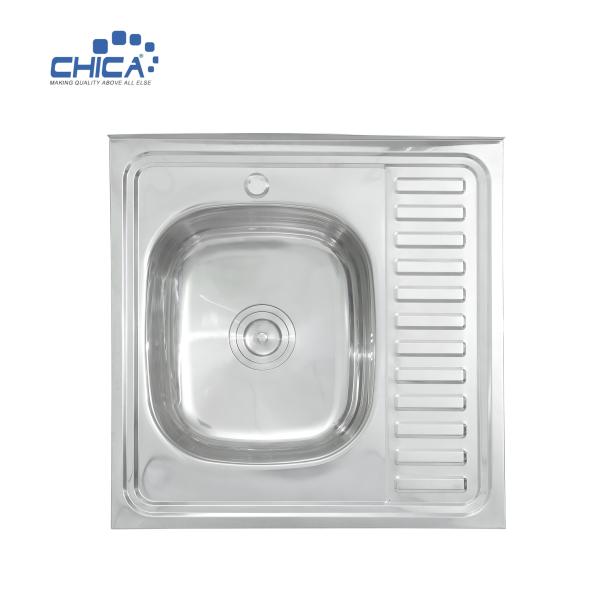 modern international making art stainless steel single bowl sink with wing technology advanced kitchen sink