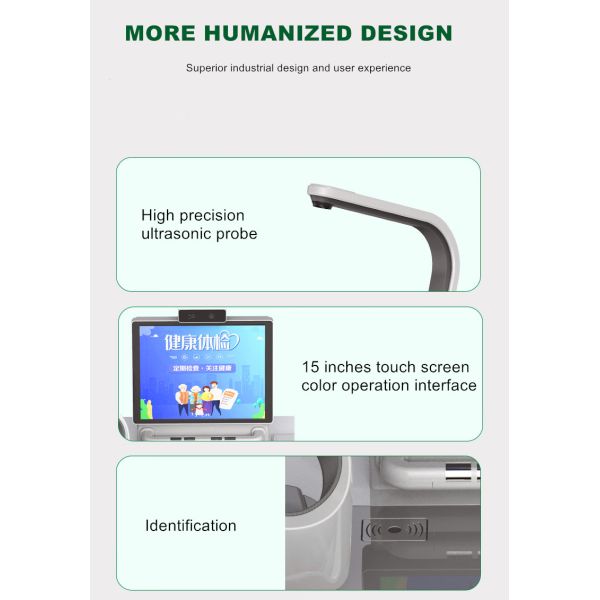 Грузить и регуляция - Pro станция масштаба жировых отложений веса высоты киоска телемедицины проверки тела здравоохранения цены изготовителя T15