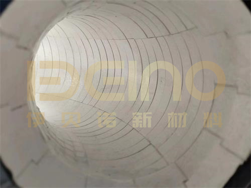 Diameter 50mm Ceramic Lined Steel Pipe Elbow Tile Lined Ceramic Coated Pipe