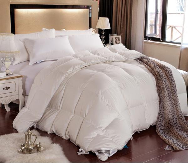 EUO Cotton Grey Down Feather Quilt Luxurious Duvet For Hotel / Home