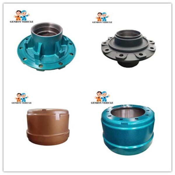 Truck Trailer Axle Parts Wheel Hub Spoke hub Rear for 10t 13t Light type Axles