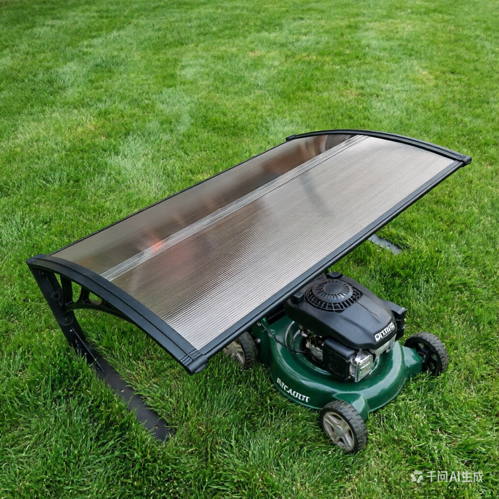 Polycarbonate sheet Roofing Plastic Bracket Lawn Mower Canopy Easy install