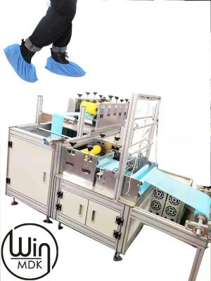 1.7m Width Waterproof Shoe Cover Making Machine , 1.56m High Overshoes Making Equipment