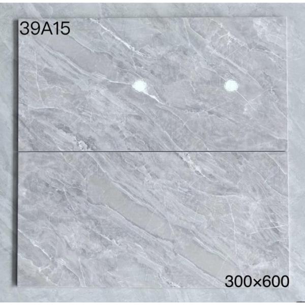 Bathroom Kitchen Polished Marble Ceramic Tile 300x600 Bright Wall Stone