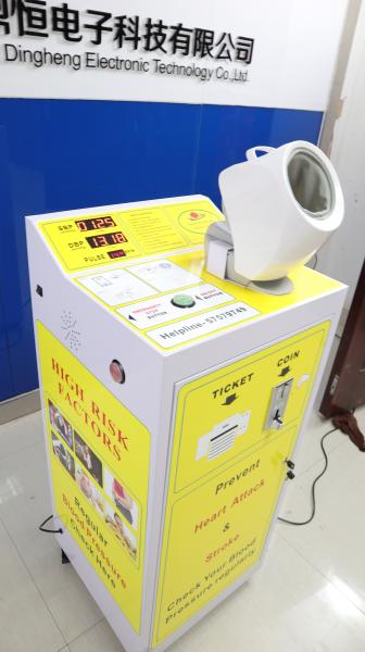 Coin Opeated Digital Blood Pressure Machine Bluetooth Wireless Connect