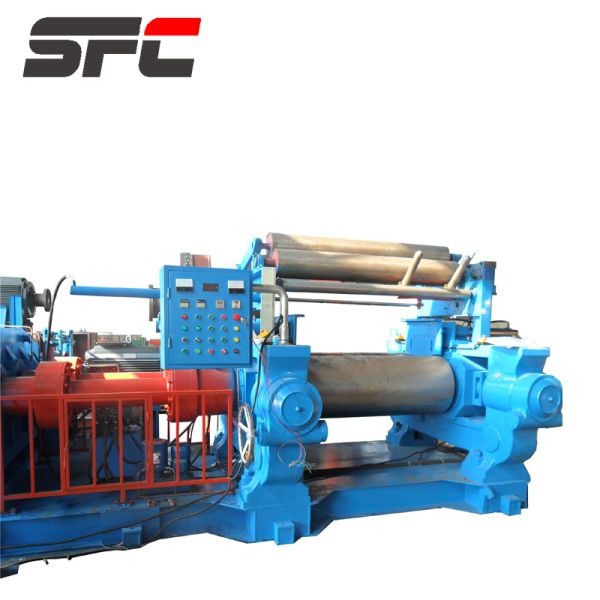 Two Roll Mixing Mill Machine For Silicone Rubber