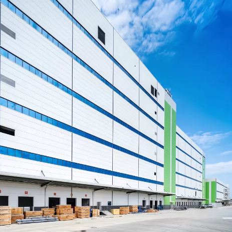 Q235B Q355B High Strength Anti-Corrosion Steel Frame Cold Storage With Custom Internal Partition