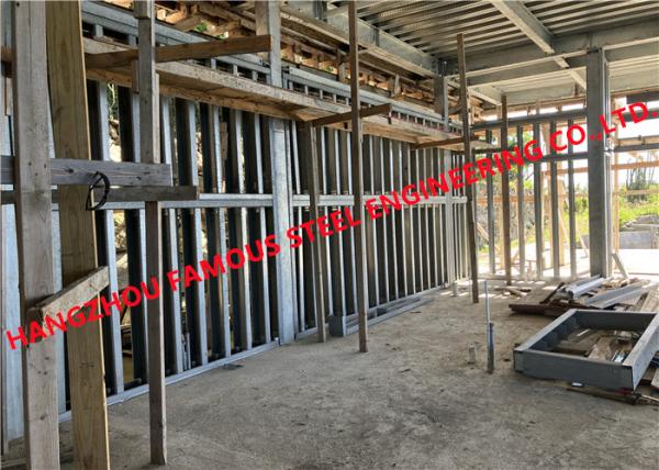 Heavy Structural Steelworks Light Gauged Steel Framing Combination For Multi-storey Apartment Buildings Villa Houses