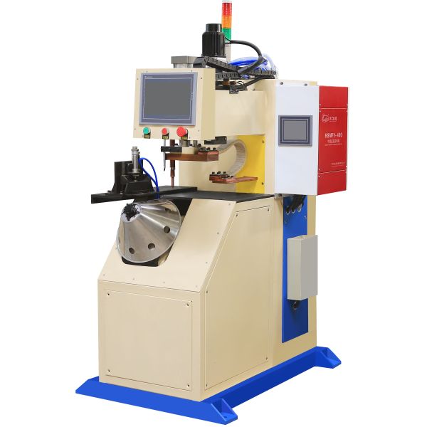 Medium Frequency Inveter DC Spot Welding Machine , Lamp Shade Cover Welding Machine