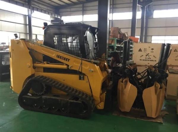 Excavator Bucket Attachment Tracked Skid Steer Loader with Big Power Disc Trencher