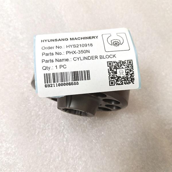 Bloco PHX-350N 4999725 5041257960 de Hydraulic Parts Cylinder da máquina escavadora