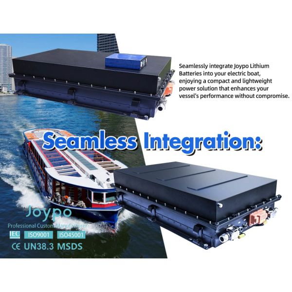 IP67 Waterproof LiFePO4 Marine Lithium Battery 96V 100Ah 200Ah 300Ah