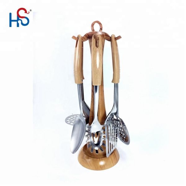 Stainless Steel Kitchen Utensils Set Non-stick Cooking Tools for Any Colorful Kitchen