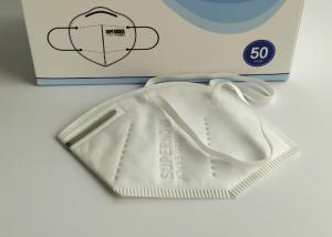 White NIOSH KN95 Respirator Mask High Filtering Rate CE FDA FFP2 Anti Dust