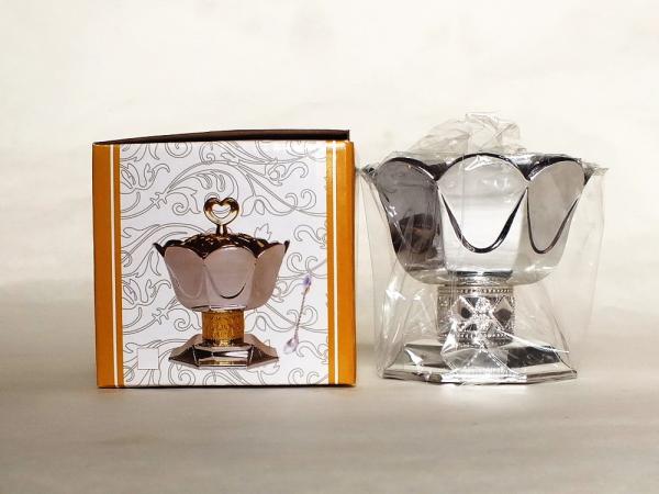 Arab high-grade fine silver goblet octagonal Sugar Bowl