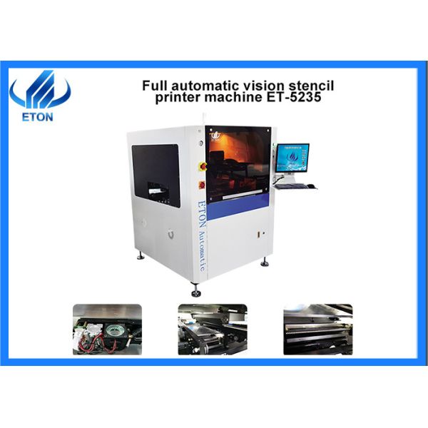 Automatic SMT Stencil Printer Machine With 1200mm/S Transport Speed