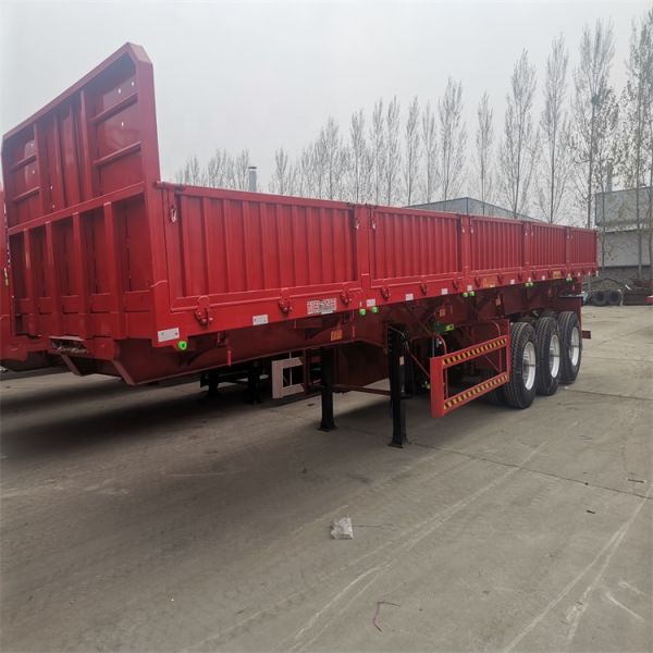 Customized Semi-Trailer Utility Side Lifting Dump Semi Trailer 13T 14T 16T 18T Axle