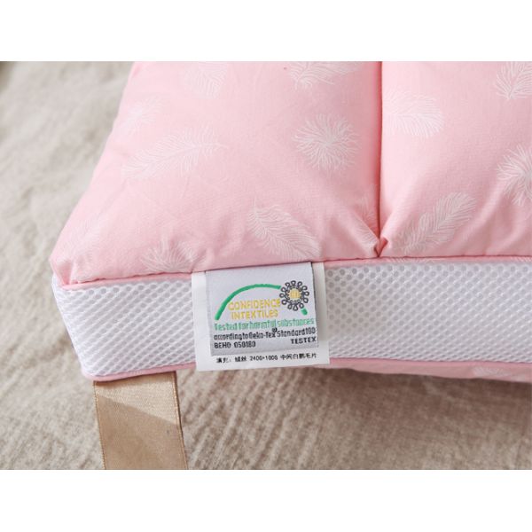 BSCI 40S Printing 100 Cotton Filled Bed Pillows Cotton Home Textiles