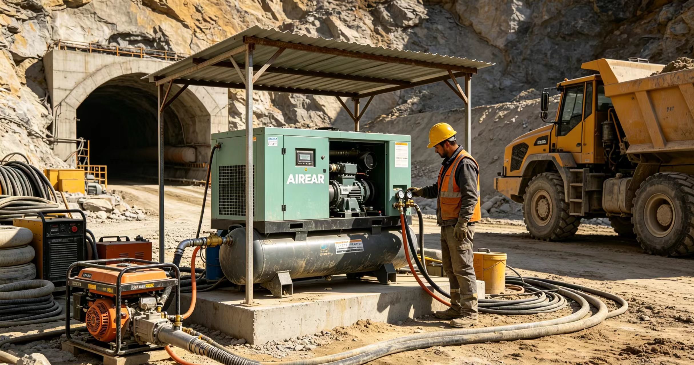 AGCD Economy Series—25Hp Oil-Injected Air-Cooled  Screw Compressor