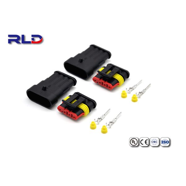 Соединитель проводки провода штепсельной вилки Pin электрического велосипеда 24A 4 водоустойчивый
