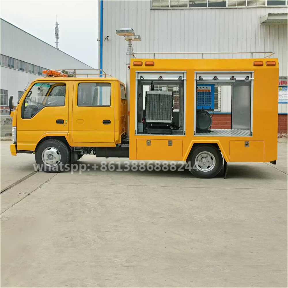 I Suzu 10000 litros de drenaje camión de rescate camiones de emergencia transporte de emergencia