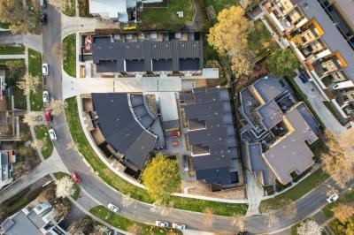 Инновационные таунхаусы Легкие стальные каркасные сборные модульные дома