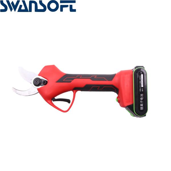 Swansoft 3.2CM Electric Pruning Scissors Shears with 21V 2.5Ah battery for vineyards and orchards