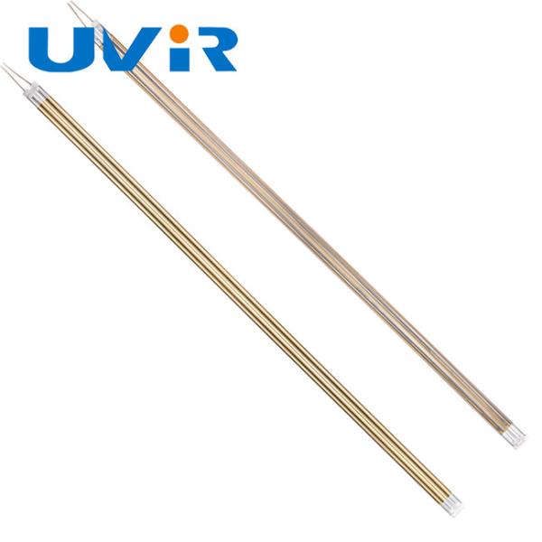 5250W Medium Wave Infrared Quartz Tube Lamp Gold Coated