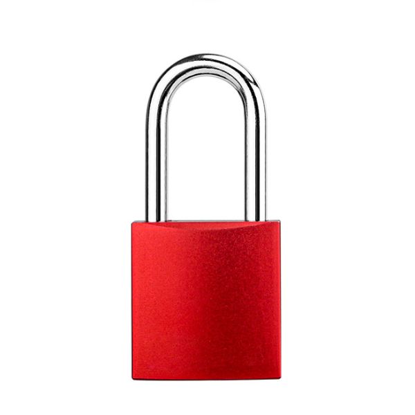 40mm Industrial Safety Heavy Duty Outdoor Weatherproof Aluminum Padlock Long Shackle Keyed Alike for School Gym Lockers Colorful
