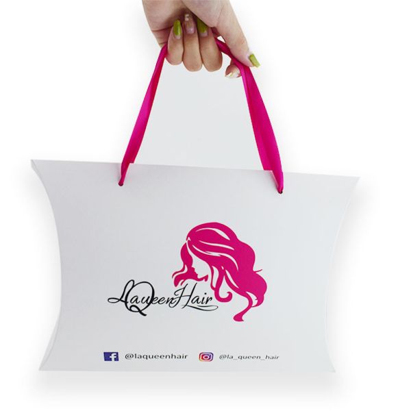 Pillow Type Wig Packaging Box OEM Hair Extension Packaging Boxes