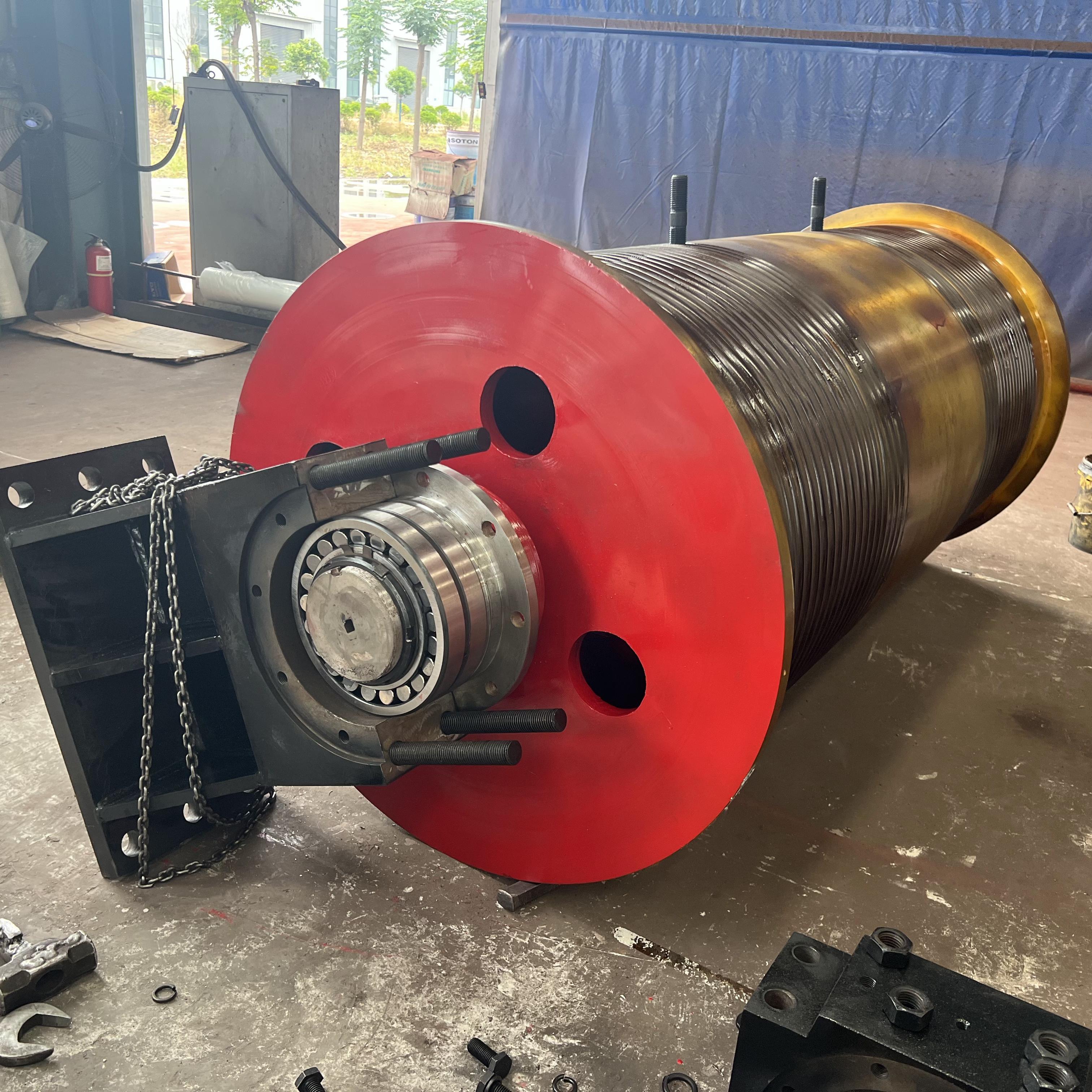 CNC Machined Induction Hardening Wear‑Resistant Wire Rope Drum