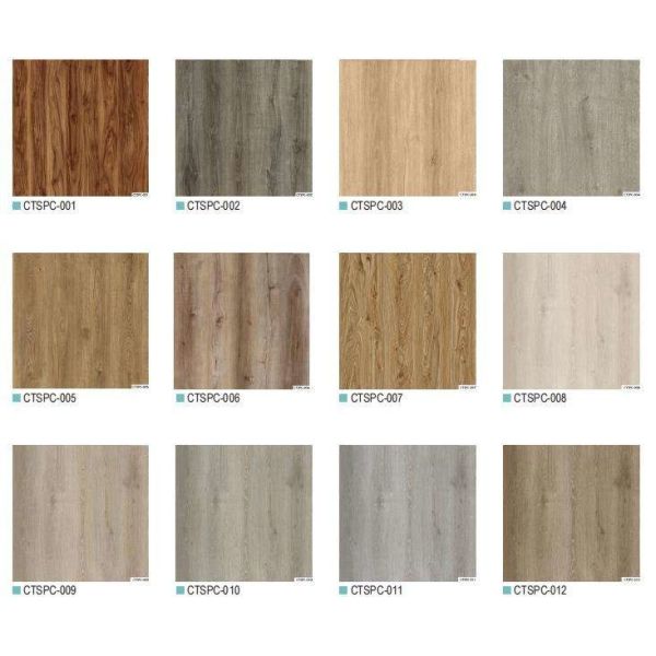 поверхность плиток настила гаража LVT настила винила 5mm 4mm SPC ровная