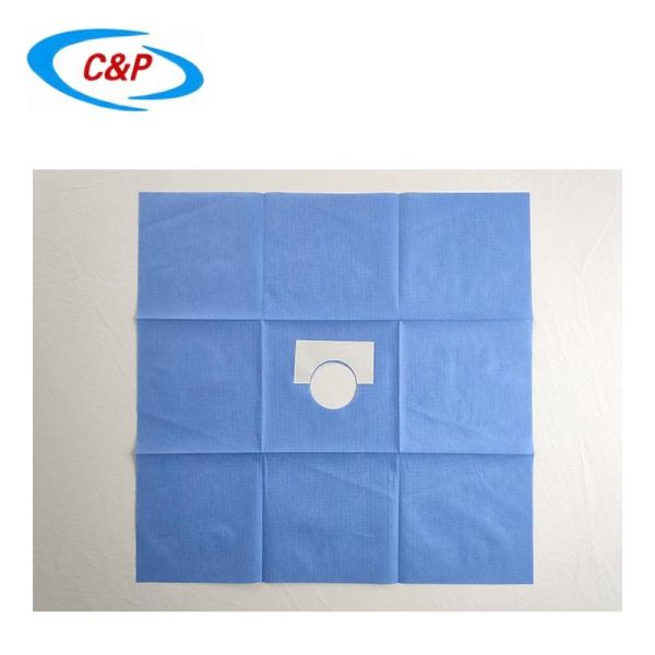 Disposable Sterile Surgical Drapes Adhesive Fenestrated Drape With Hole