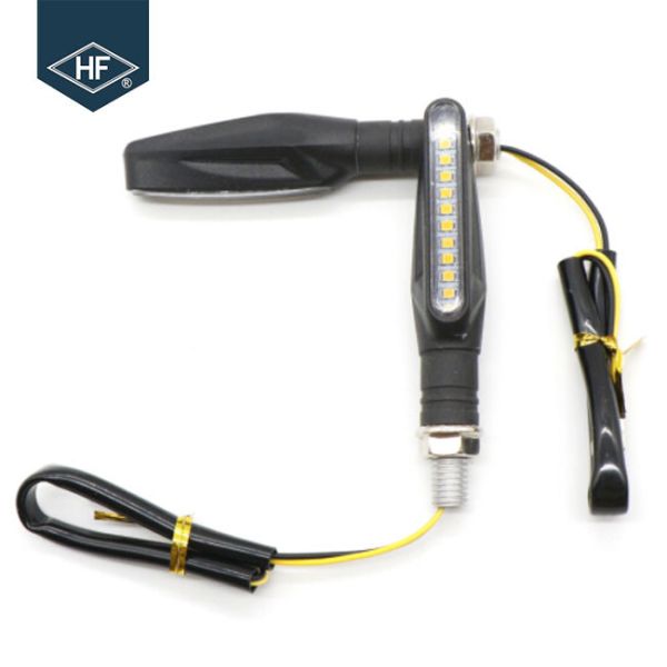 ABS Sequential Flowing Motorcycle Signal Lights , Water Running Motorcycle Safety Lights