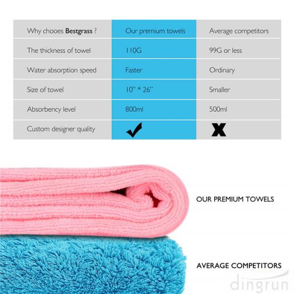 Super Absorbent Microfiber Hair Towel Wrap Hair Turban Head Wrap with Button