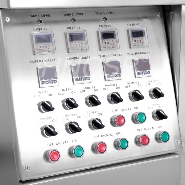 Four Tanks  Ultrasonic Cleaner Machine 50l 10600W Heating Power