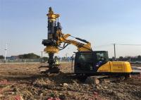 Profondeur 220KN Mini Excavator Pile Driver Small de la base 10m empilant l'installation 34.3mpa