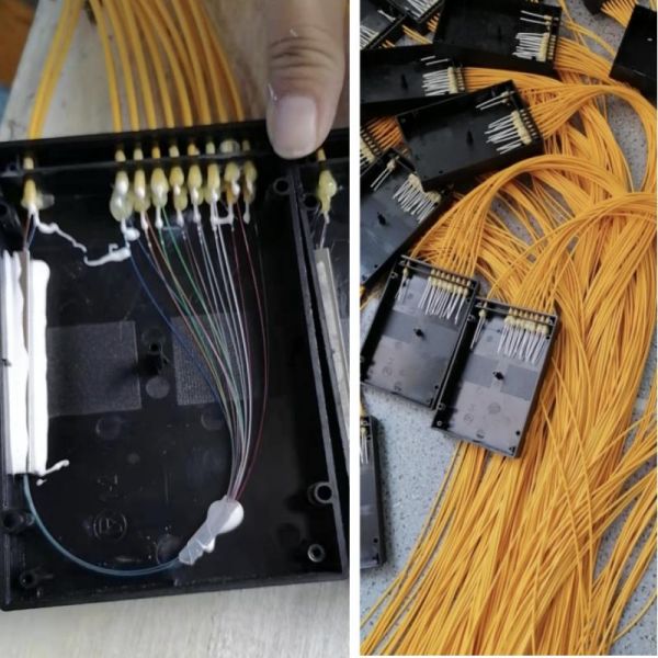 1 * 8-управляемый ABS Box SC APC UPC Multiplexer FTTH Optical PLC Splitter для волокна GPON EPON