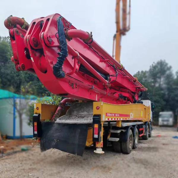2020 2021 2022 Second Hand 62m Sany Concrete Boom Pump with Beton Chassis