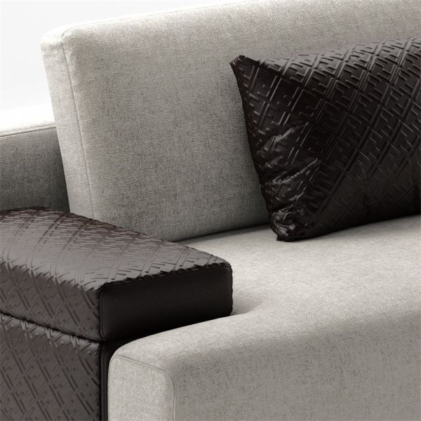 Italian Modern Cloth Upholstered Sofa Set Luxury Living Room Furniture Sets