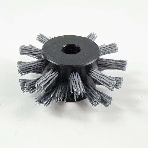Cepillo de preparación de superficie de nylon de carbono para sellado de revestimiento de tuberías externas